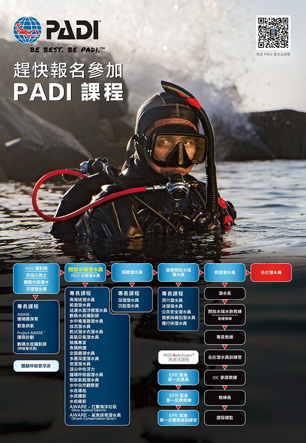 【香港 DRT丨PADI 等你！】原文轉自PADI 訂閱號
